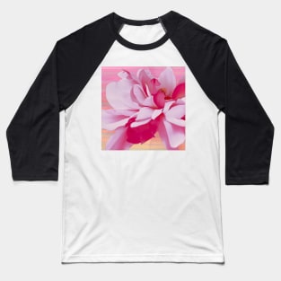 Fuchsia Petals Floral Baseball T-Shirt